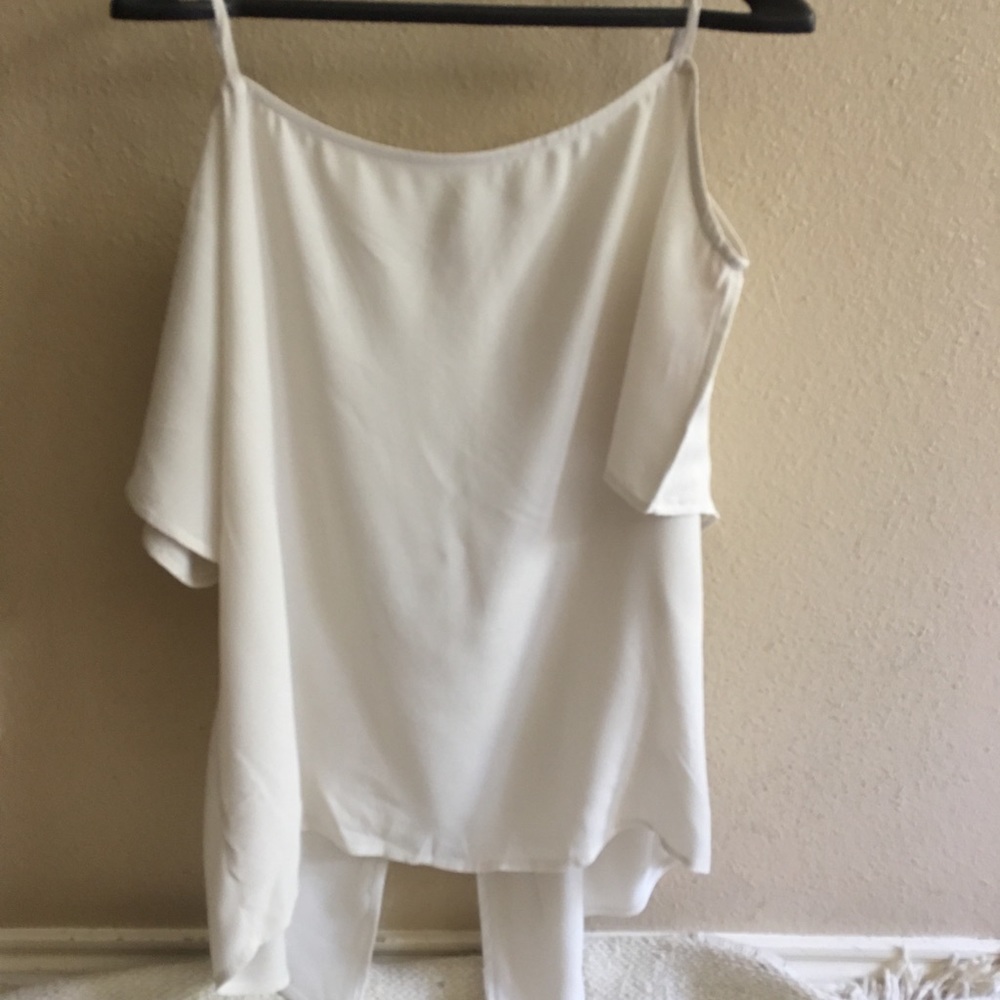White off the shoulder blouse